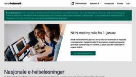 What Nhn.no website looked like in 2020 (5 years ago)