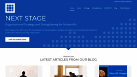 What Nextstage-consulting.com website looked like in 2020 (4 years ago)