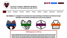 What Nutleyfamily.org website looked like in 2020 (4 years ago)