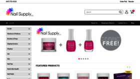 What Nailsupplyinc.com website looked like in 2020 (4 years ago)