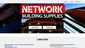 What Networkbuilding.com.au website looked like in 2020 (4 years ago)