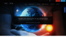 What Net-line.pl website looked like in 2020 (5 years ago)