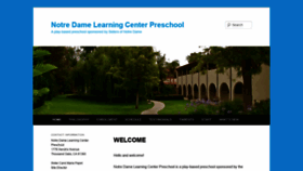 What Ndlcpreschool.com website looked like in 2020 (4 years ago)