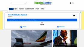 What Nigerianmonitor.com website looked like in 2020 (4 years ago)