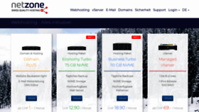What Netzone.ch website looked like in 2020 (4 years ago)