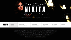 What Nikita-voyance.com website looked like in 2020 (4 years ago)