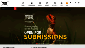What Natureinfocus.in website looked like in 2020 (4 years ago)