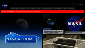 What Nasasearch.nasa.gov website looked like in 2020 (4 years ago)