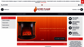 What Nordflame.lv website looked like in 2020 (4 years ago)