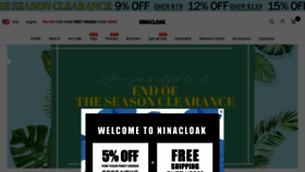 What Ninacloak.com website looked like in 2020 (4 years ago)