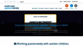 What Ne-as.org.uk website looked like in 2020 (4 years ago)