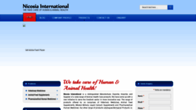 What Nicosiainternational.com website looked like in 2020 (4 years ago)