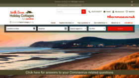 What Northdevonholidays.co.uk website looked like in 2020 (4 years ago)