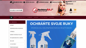What Nechtovyraj.sk website looked like in 2020 (4 years ago)