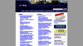 What Nehrp.gov website looked like in 2020 (4 years ago)