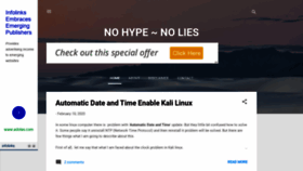 What Nohypenolies.com website looked like in 2020 (5 years ago)