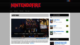 What Nintendofire.com website looked like in 2020 (4 years ago)