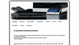What Neumann-buerosysteme.de website looked like in 2020 (4 years ago)