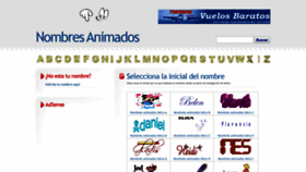 What Nombres-animados.net website looked like in 2020 (4 years ago)