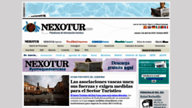 What Nexotur.com website looked like in 2020 (4 years ago)