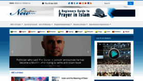What New-muslims.info website looked like in 2020 (4 years ago)
