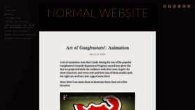 What Normalwebsite.com website looked like in 2020 (4 years ago)