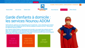 What Nounouadom.com website looked like in 2020 (4 years ago)