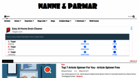 What Nanneparmar.site website looked like in 2020 (4 years ago)