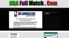What Nbafullmatch.com website looked like in 2020 (4 years ago)
