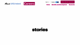 What Newscareers.co.uk website looked like in 2020 (4 years ago)