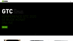 What Nvidia.cz website looked like in 2020 (4 years ago)