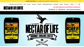 What Nectar-of-life.com website looked like in 2020 (4 years ago)