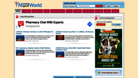 What Nursingworldnigeria.com website looked like in 2020 (4 years ago)
