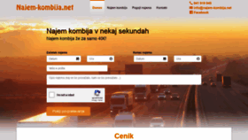 What Najem-kombija.net website looked like in 2020 (4 years ago)