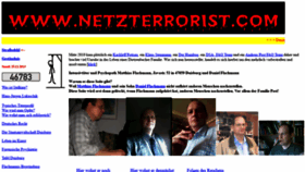 What Netzterrorist.com website looked like in 2020 (4 years ago)