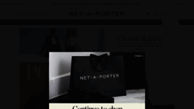 What Net-a-porter.com website looked like in 2020 (4 years ago)