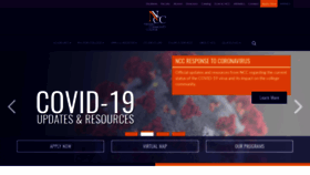What Ncc.edu website looked like in 2020 (4 years ago)