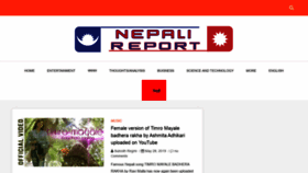 What Nepalireport.com website looked like in 2020 (4 years ago)