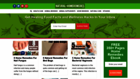 What Natural-homeremedies.com website looked like in 2020 (4 years ago)