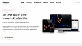 What Nummer5.de website looked like in 2020 (4 years ago)