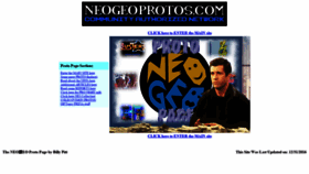 What Neogeoprotos.com website looked like in 2020 (4 years ago)