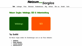 What Netzum-sorglos.de website looked like in 2020 (4 years ago)