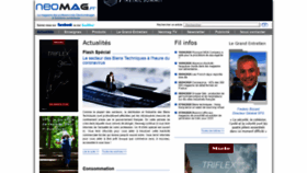 What Neomag.fr website looked like in 2020 (4 years ago)