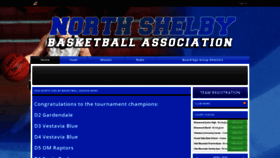 What Nsbahoops.com website looked like in 2020 (4 years ago)
