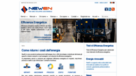 What Newen.eu website looked like in 2020 (6 years ago)