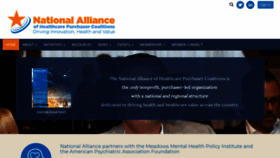 What Nationalalliancehealth.org website looked like in 2020 (4 years ago)