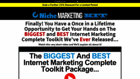 What Nichemarketingkit.com website looked like in 2020 (4 years ago)
