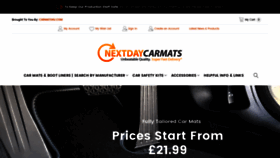 What Nextdaycarmats.com website looked like in 2020 (4 years ago)