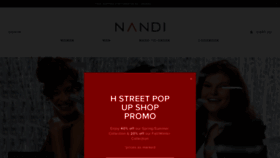 What Nandiiman.com website looked like in 2020 (4 years ago)