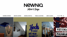 What Newniq.com website looked like in 2020 (4 years ago)